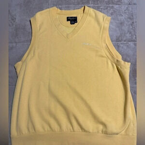 Eddie Bauer Golf Sweater Vest Yellow XL